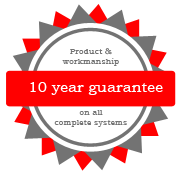 10 year guarantee on products and workmanship of cladding Central Coast